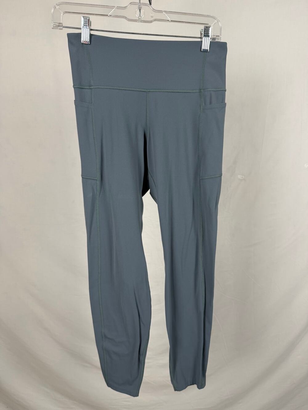 Patagonia Slate Blue Gray High-Waisted Pocket Athletic Leggings Size M 25.5"